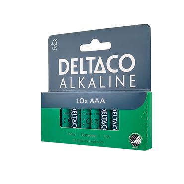 Deltaco LR03-10B husholdningsbatteri Engangsbatteri AAA Alkaline