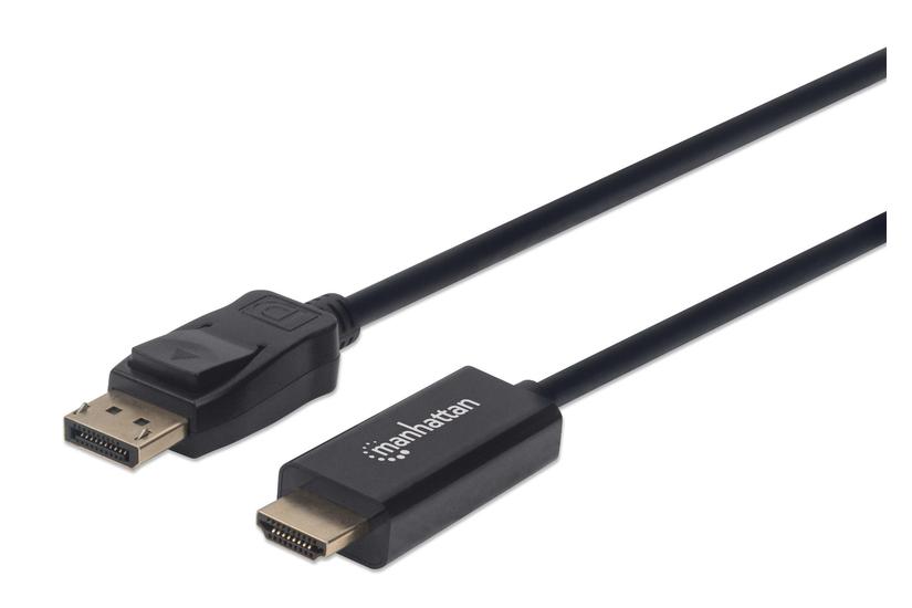 Manhattan 152679 videokabel adapter 1,8 m DisplayPort HDMI Sort