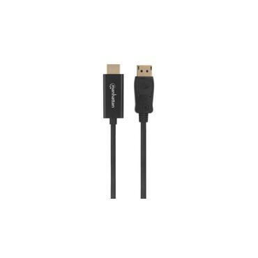 Manhattan 152679 videokabel adapter 1,8 m DisplayPort HDMI Sort