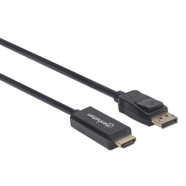 Manhattan 152679 videokabel adapter 1,8 m DisplayPort HDMI Sort