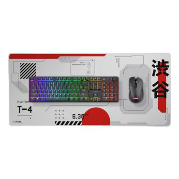 Trust GXT 759 XXL Gaming musemåtte Sort, Grå, Rød, Hvid