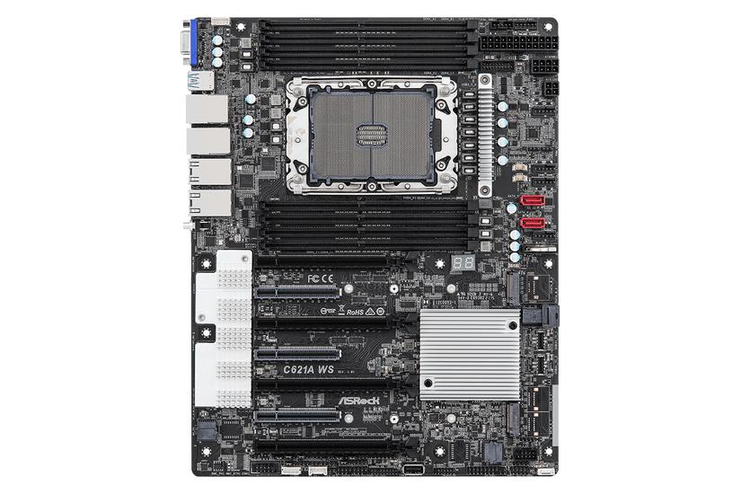 ASRock C621A WS - moderkort - ATX - Socket P+ - C621A