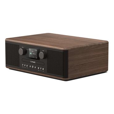 Pure Classic C-D6 Digitalradio Coffee Schwarz/Walnuss EU/UK