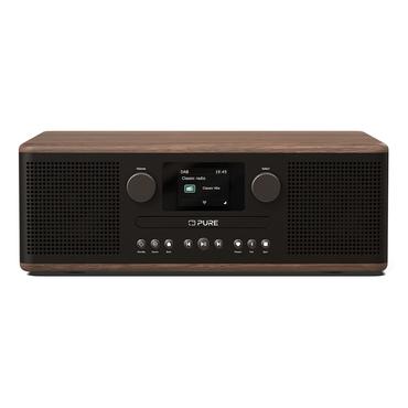 Pure Classic C-D6 Digitalradio Coffee Schwarz/Walnuss EU/UK
