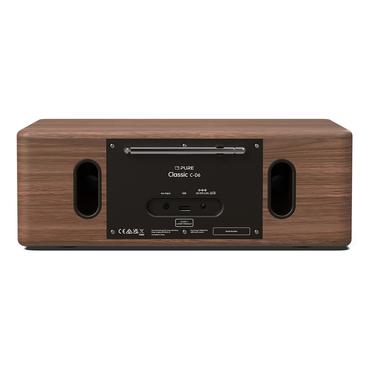 Pure Classic C-D6 Digitalradio Coffee Schwarz/Walnuss EU/UK