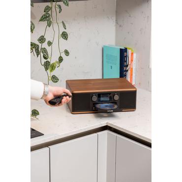 Pure Classic C-D6 Digitalradio Coffee Schwarz/Walnuss EU/UK