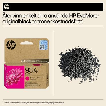 HP Original 937e EvoMore-blækpatron, magenta