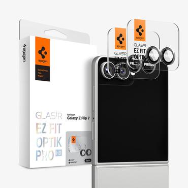 Spigen GLAS.tR EZ Fit Optik Pro HD Beskyttelse af kameralinsen Samsung 2 stk