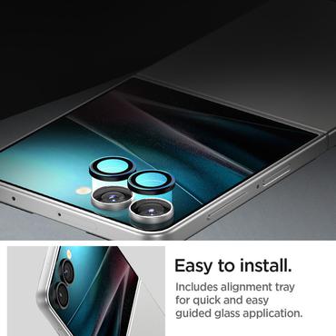 Spigen GLAS.tR EZ Fit Optik Pro HD Beskyttelse af kameralinsen Samsung 2 stk