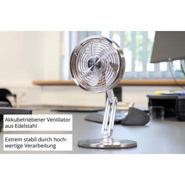 Unold 86705 Steel Flex Akku-Tischventilator