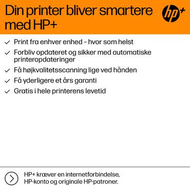 HP OfficeJet Pro 8134e Wireless All-in-One Color Printer, Instant Ink; Two-sided printing
