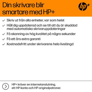 HP OfficeJet Pro 8134e Wireless All-in-One Color Printer, Instant Ink; Two-sided printing