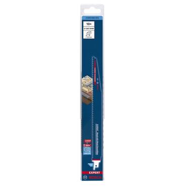 Bosch Expert Wood with Metal Demolition S 1267 XHM - s&aring;gblad - f&ouml;r tr&auml; med spikar, l&ouml;vtr&auml;, wood-plastic composites, wood with tough metal, wood with mortar - 10 delar