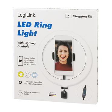 LogiLink AA0151 belysningsring 72 LED