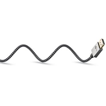 Goobay 77444 DisplayPort kabel 1 m Sort, S&oslash;lv