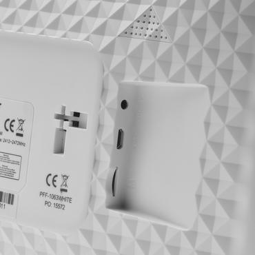 Denver PFF-1063WHITE digital fotoramme Hvid 25,6 cm (10.1") Berøringsskærm Wi-Fi