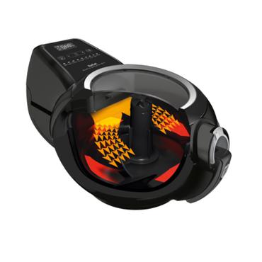 Tefal ActiFry Genius XL YV9708 Dobbelt 1500 W Varmluftsteger Sort