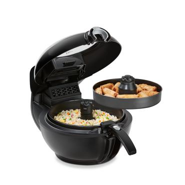 Tefal ActiFry Genius XL YV9708 Dobbelt 1500 W Varmluftsteger Sort