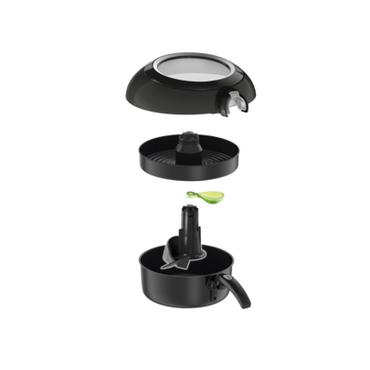 Tefal ActiFry Genius XL YV9708 Dobbelt 1500 W Varmluftsteger Sort