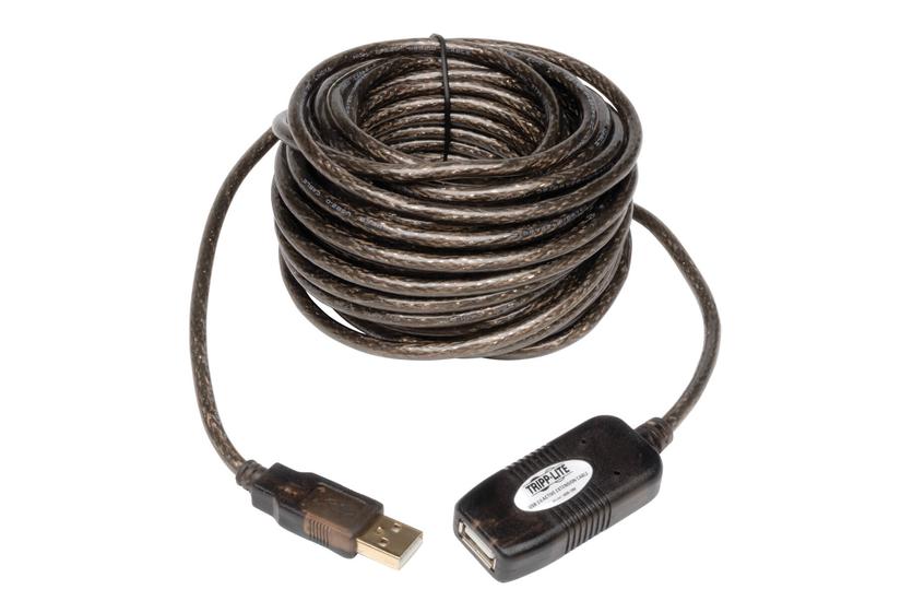 Eaton Tripp Lite Series 10M USB 2.0 Hi-Speed Active Extension Repeater Cable USB-A M/F 33' 33ft 10 Meter - USB-f&ouml;rl&auml;ngningskabel - USB till USB - 10 m
