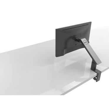 Dell Slim Single Monitor Arm - MSSA18 - monteringssæt - justerbar arm - for LCD display - sort og sølv