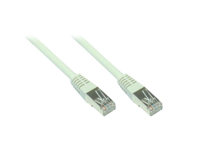 Alcasa 0.5m Cat5e netv&aelig;rkskabel Gr&aring; 0,5 m SF/UTP (S-FTP)