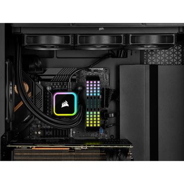 CORSAIR iCUE H150i RGB ELITE - kylsystem med vätska till processorn