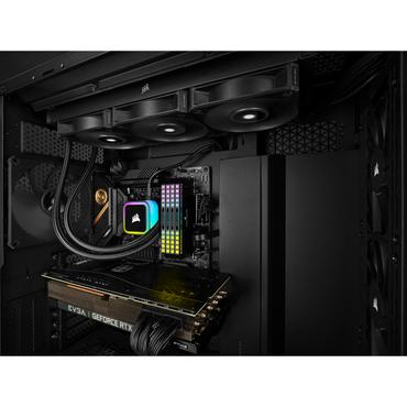 CORSAIR iCUE H150i RGB ELITE - kylsystem med vätska till processorn