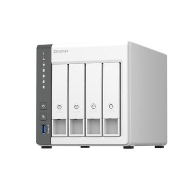 QNAP TS-433-4G 8TB WD Red Plus NAS-Bundle NAS inkl. 2x 4TB WD Red Plus 3.5 Zoll SATA Festplatte