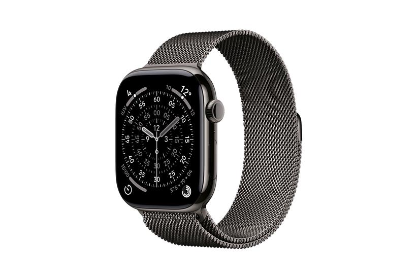 Apple Watch Series 11 OLED 46 mm Digital 416 x 496 pixel Ber&oslash;ringssk&aelig;rm 5G Titanium Wi-Fi GPS (satellit)