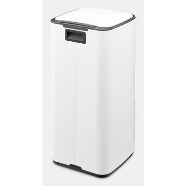 Brabantia Bo Pedal Bin 30 L Rektangulær Stål Hvid