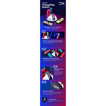HyperX ChargePlay Quad 2