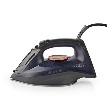 Nedis Steam Iron | 2200 W | 25 g/m | Steam shot | Ceramic | 0.26 l