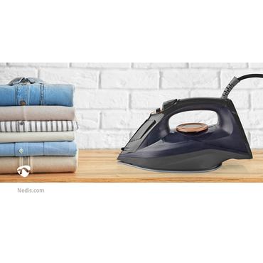 Nedis Steam Iron | 2200 W | 25 g/m | Steam shot | Ceramic | 0.26 l