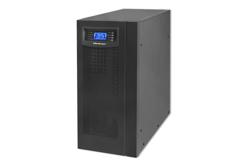 Qoltec - UPS - of&ouml;r&auml;ndrad, online, ren sinusv&aring;g, LCD - 4800 Watt - 6000 VA