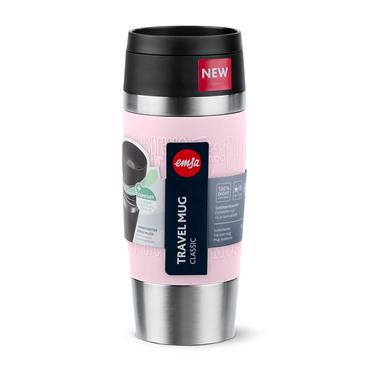 EMSA Travel Mug Classic 36 ml Lyserød, Rustfrit stål