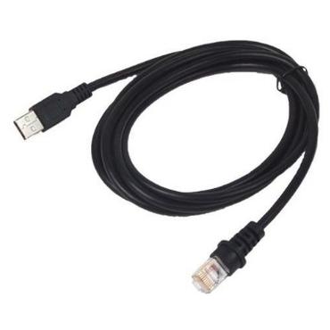 RS232 5V BLK COILED CABLE