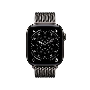 Apple Watch Series 11 OLED 42 mm Digital 374 x 446 pixel Ber&oslash;ringssk&aelig;rm 5G Titanium Wi-Fi GPS (satellit)