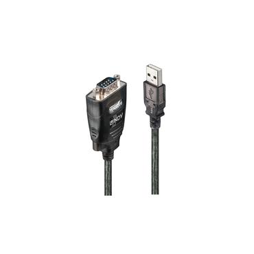 Lindy 42686 serielkabel Sort 1,1 m USB Type-A DB-9