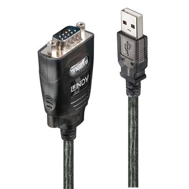 Lindy 42686 serielkabel Sort 1,1 m USB Type-A DB-9