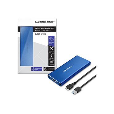 Qoltec - lagringspakning - NGFF - SATA 6Gb/s - USB 3.0
