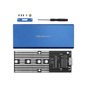 Qoltec - lagringspakning - NGFF - SATA 6Gb/s - USB 3.0
