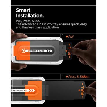 Spigen GLAS.tR EZ Fit Pro HD Klar skærmbeskytter Samsung 1 stk