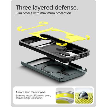 Spigen ACS09730 mobiltelefon etui 17,3 cm (6.8") Cover Mørkegrøn