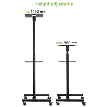 Techly ICA-TB TPM-10 laptop stativ Sort