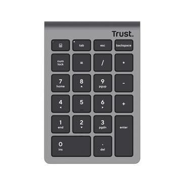 Trust Xalas numerisk tastatur Laptop/PC RF trådløst Sølv