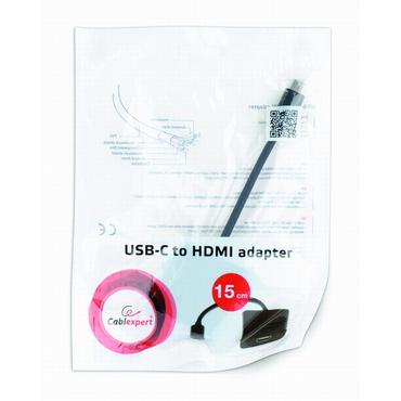 Cablexpert A-CM-HDMIF-01 - videoadapter - HDMI / USB - 15 cm
