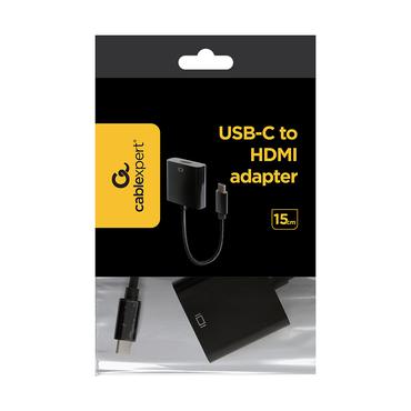 Cablexpert A-CM-HDMIF-01 - videoadapter - HDMI / USB - 15 cm