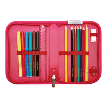 Herlitz UltraLight Plus Sweet Hearts skoletaskesæt Pige Polyester Rød