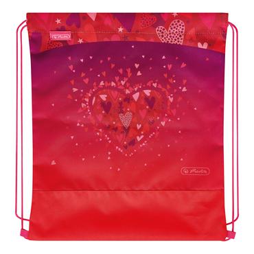 Herlitz UltraLight Plus Sweet Hearts skoletaskesæt Pige Polyester Rød